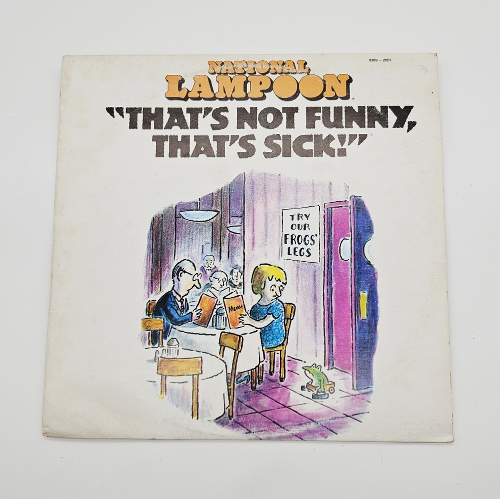 VINTAGE | National Lampoon "That's Not Funny, That's Sick" LP 1977 vinyl record